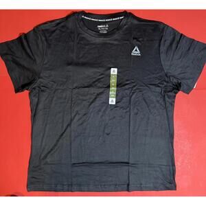 Reebok Black Delta Core Tee T Shirt Short Sleeve Men's XL NEW NWT!!